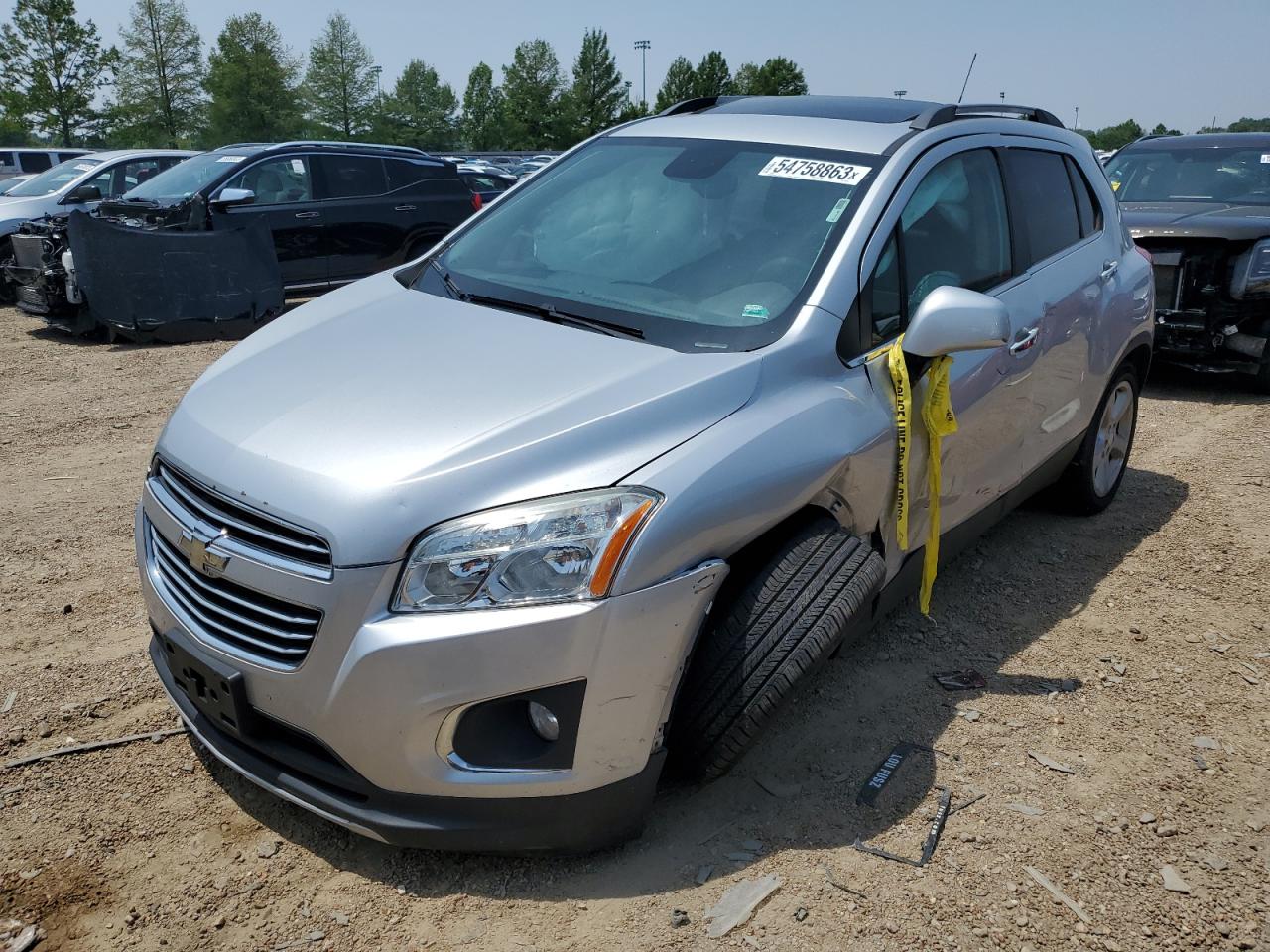 3GNCJTSB5FL207657 2015 Chevrolet Trax Ltz