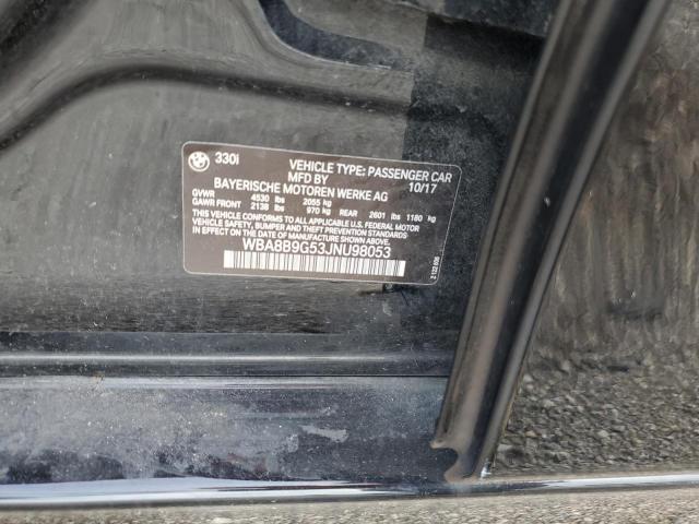 2018 BMW 330 I - WBA8B9G53JNU98053
