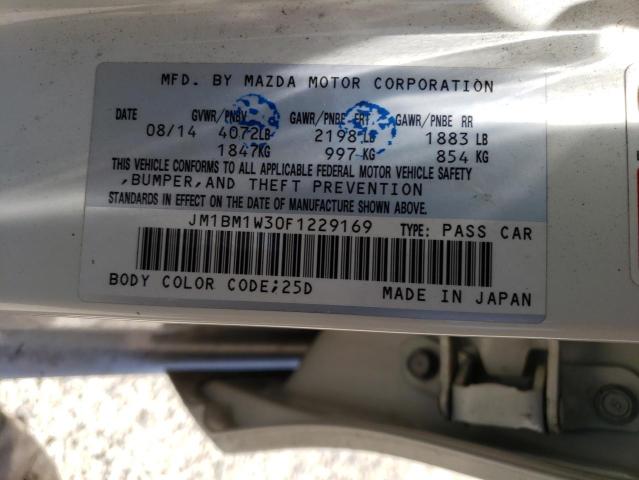 JM1BM1W30F1229169 Mazda 3 Grand Touring