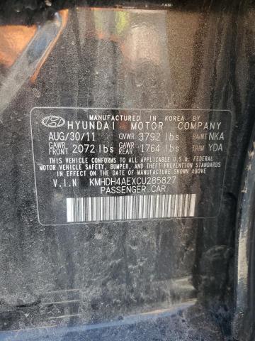 2012 Hyundai Elantra Gls VIN: KMHDH4AEXCU285827 Lot: 57245733