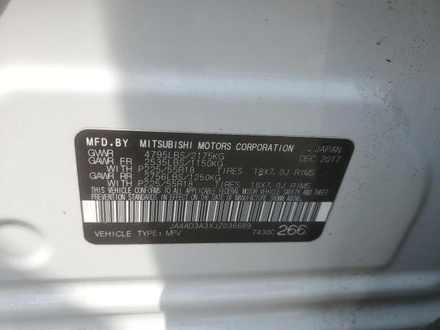 JA4AD3A3XJZ036689 Mitsubishi Outlander Se