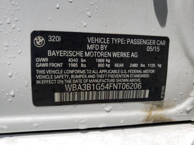 WBA3B1G54FNT06206 BMW 320 I