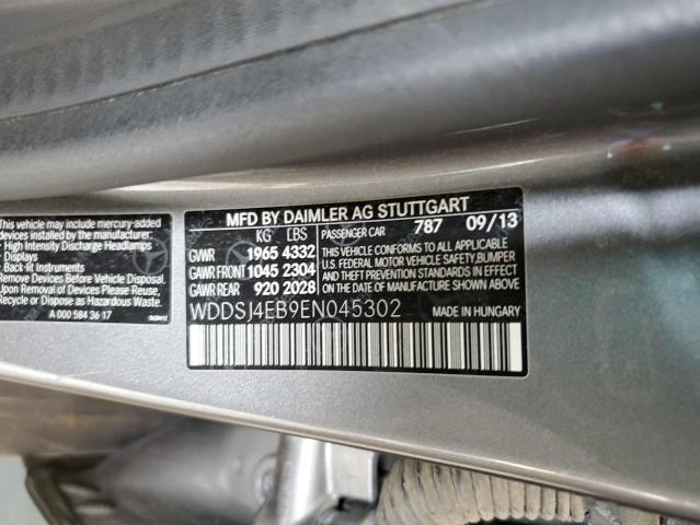 WDDSJ4EB9EN045302 Mercedes-Benz CLA 250