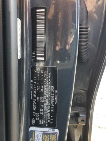 3KPF24AD9ME315969 KIA FORTE FE