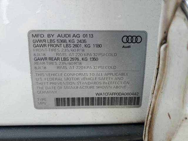 VIN WA1CFAFP0DA060442 2013 Audi Q5, Premium no.13