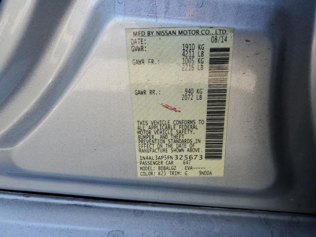 1N4AL3AP5FN325673 Nissan ALTIMA 2.5