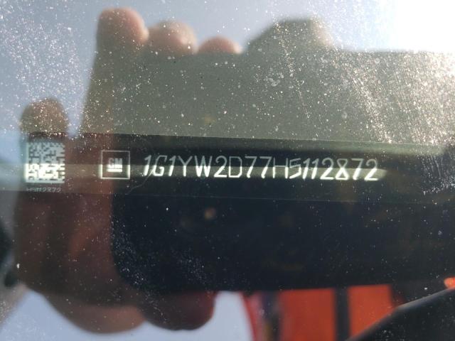 2017 CHEVROLET CORVETTE G - 1G1YW2D77H5112872