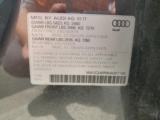 VIN WA1C2AFP8HA097188 2017 Audi Q5, Premium no.14