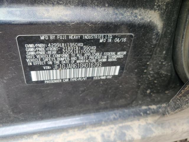 JF1GJAB61GH016793 Subaru Impreza Premium