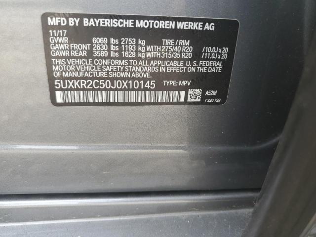 5UXKR2C50J0X10145 2018 BMW X5, photo no. 14