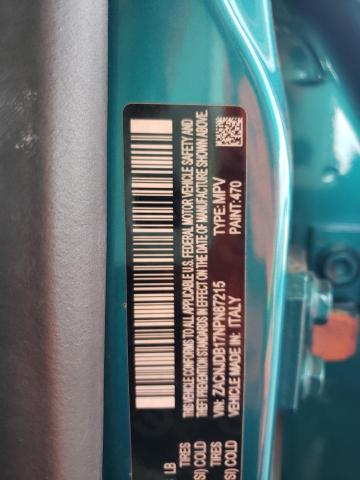ZACNJDB17NPN87215 Jeep Renegade Latitude
