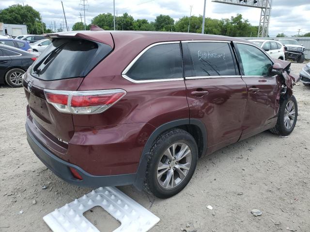 VIN 5TDBKRFH2ES049984 2014 Toyota Highlander, LE no.3