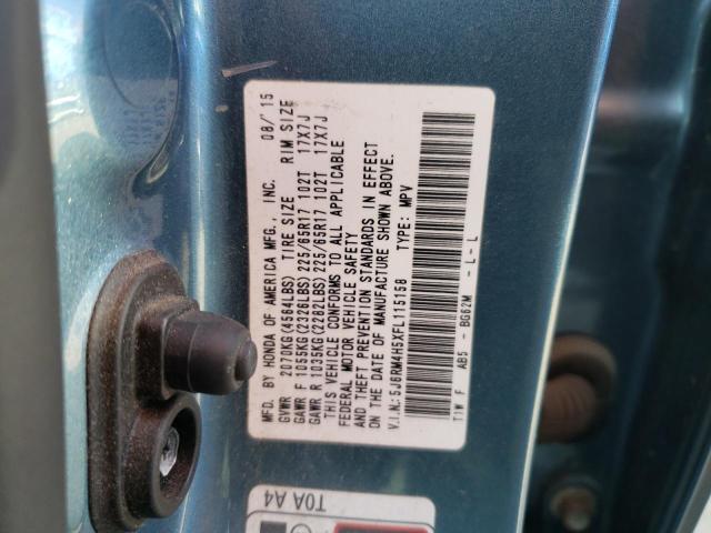 5J6RM4H5XFL115158 Honda CR-V EX