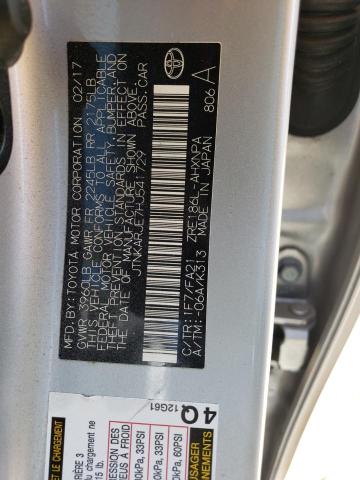 2017 TOYOTA COROLLA IM - JTNKARJE7HJ541729