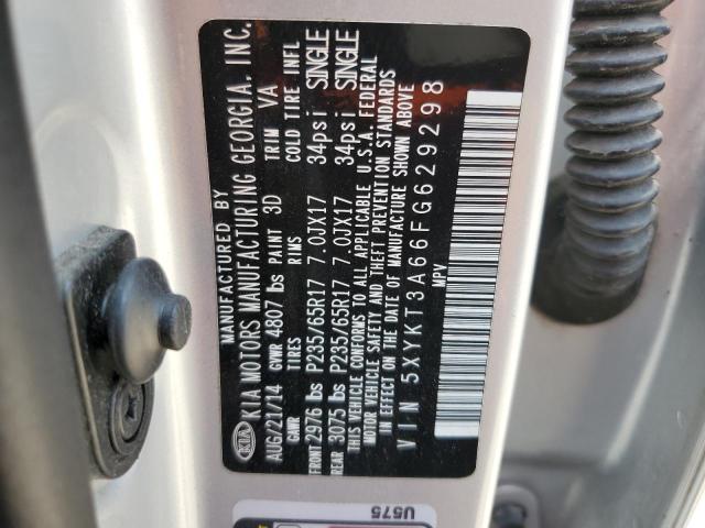 5XYKT3A66FG629298 KIA SORENTO LX