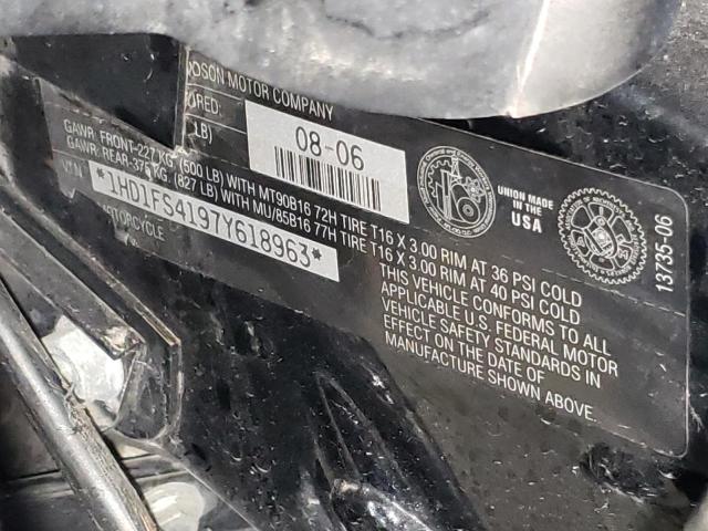 2007 HARLEY-DAVIDSON FLTR 1HD1FS4197Y618963