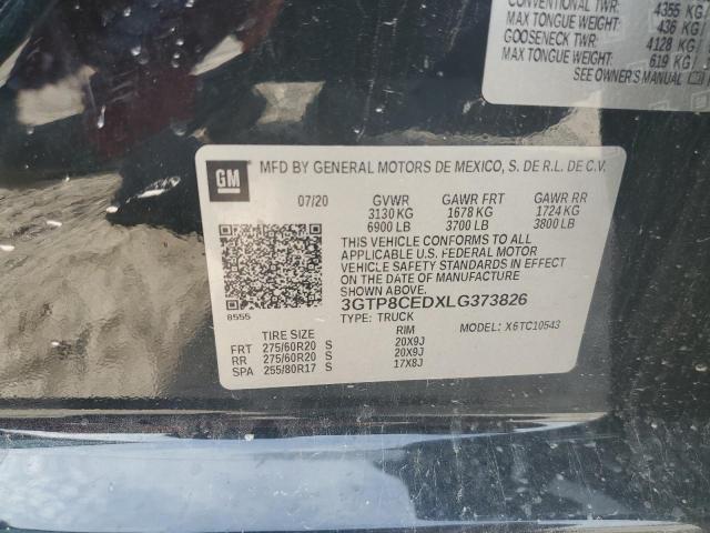 2020 GMC SIERRA C15 - 3GTP8CEDXLG373826