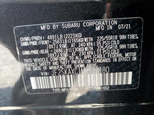 JF2SKAXC1MH572180 Subaru Forester Touring