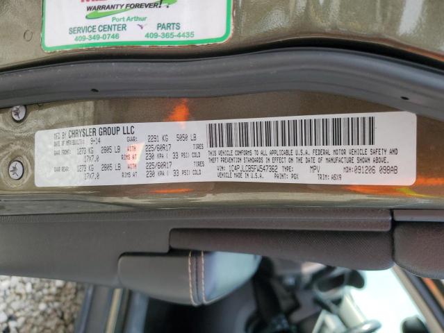 1C4PJLCB5FW547362 Jeep Cherokee Latitude