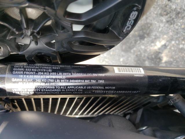 2021 HARLEY-DAVIDSON FLFBS 1HD1YGK24MB025187