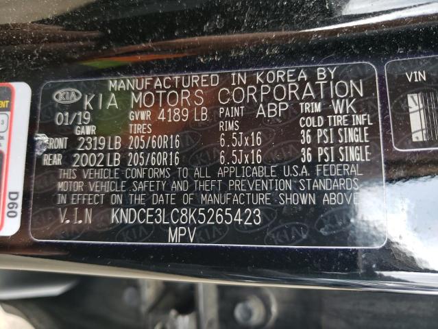 2019 KIA NIRO TOURI - KNDCE3LC8K5265423