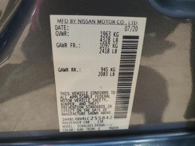 1N4BL4BV4LC255842 Nissan ALTIMA S