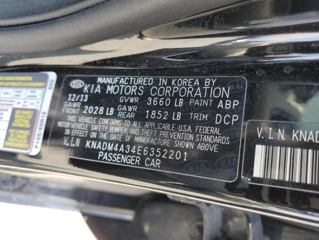 KNADM4A34E6352201 KIA RIO LX