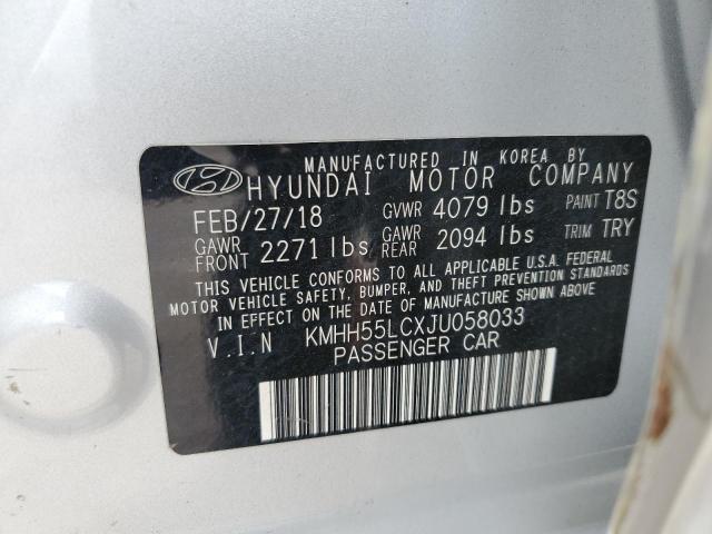 KMHH55LCXJU058033 Hyundai Elantra Gt Sport