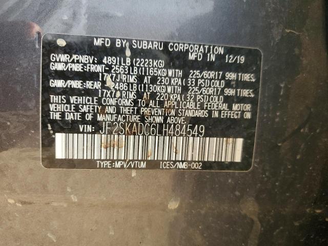 JF2SKADC6LH484549 Subaru Forester