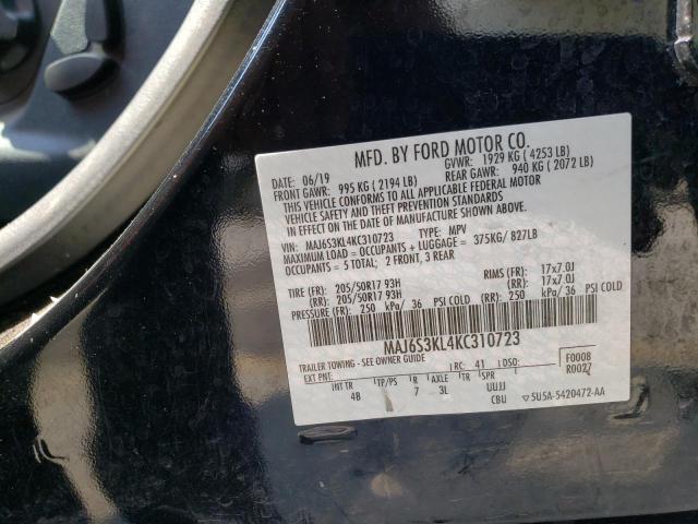 MAJ6S3KL4KC310723 Ford Ecosport Titanium