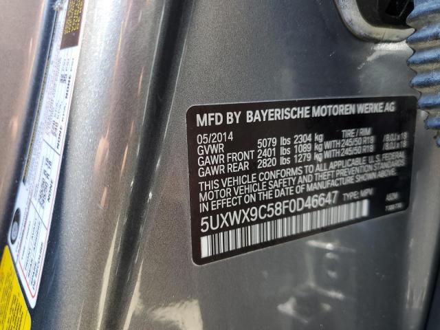 5UXWX9C58F0D46647 BMW X3 Xdrive28i