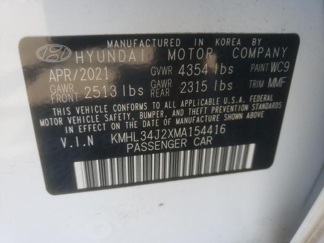 KMHL34J2XMA154416 Hyundai Sonata Limited