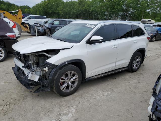 VIN 5TDJKRFH0ES053608 2014 Toyota Highlander, Xle no.1