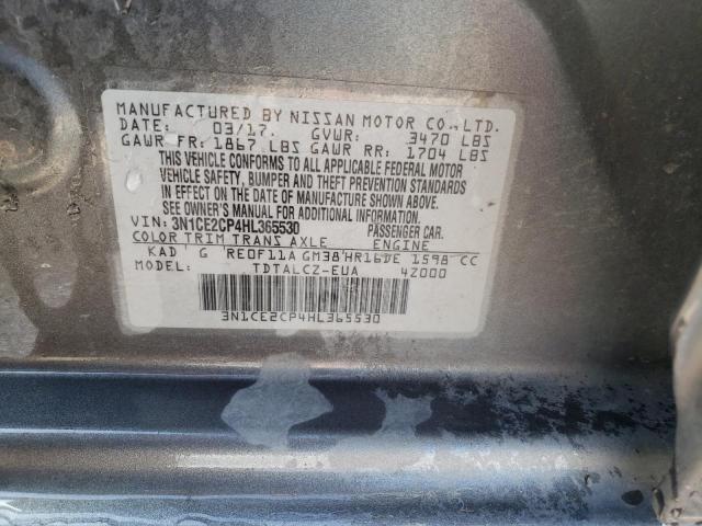 3N1CE2CP4HL365530 Nissan Versa Note S
