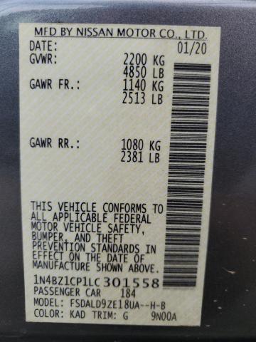 1N4BZ1CP1LC301558 Nissan Leaf Sv Plus