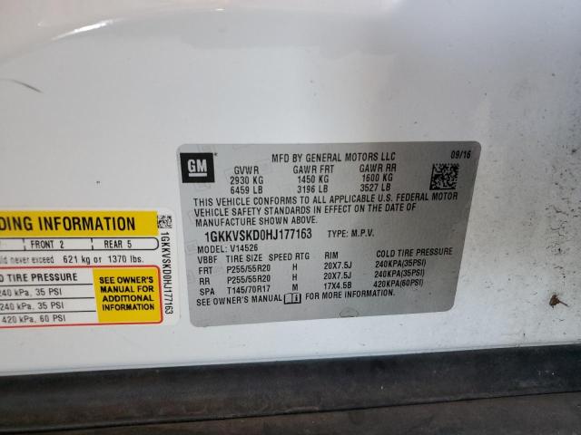 1GKKVSKD0HJ177163 GMC Acadia Limited Slt-2