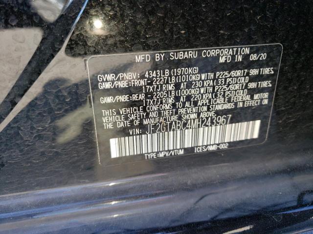 JF2GTABC4MH243967 Subaru Crosstrek