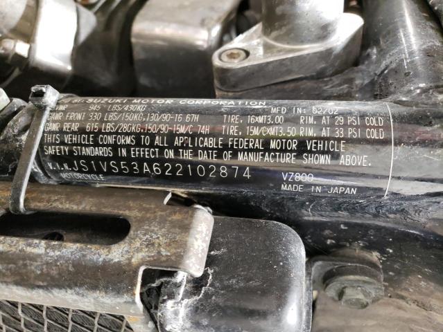 2002 SUZUKI VZ800 - JS1VS53A622102874