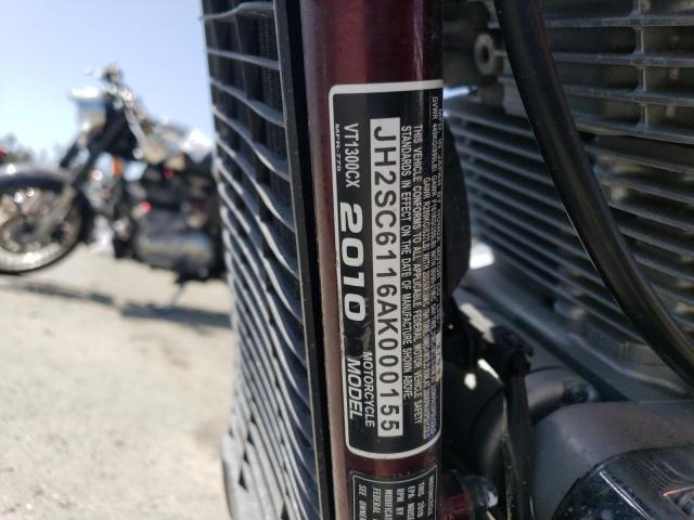 2010 HONDA VT1300 CX JH2SC6116AK000155