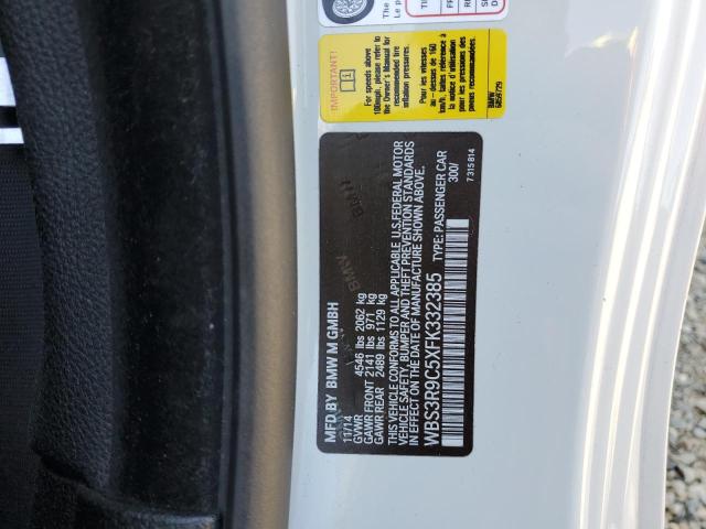 WBS3R9C5XFK332385 BMW M4