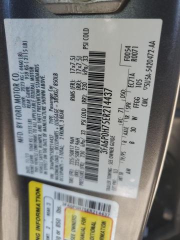 3FA6P0H75ER214437 Ford FUSION SE
