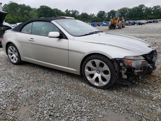 VIN: WBAEK13557CN82633 Auction: COPART Lot: 57247633 Location: GA - ATLANTA SOUTH WBAEK13557CN82633 BMW 6 SERIES 2007 SILVER Photo 4