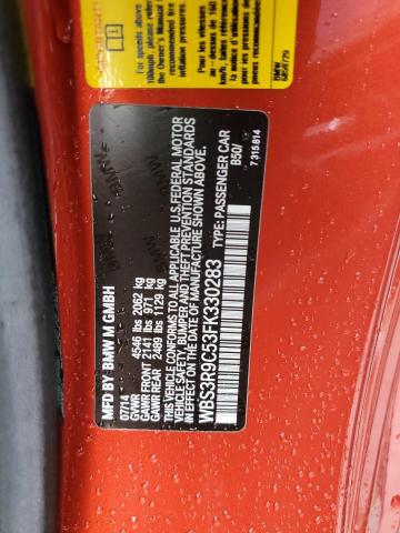 WBS3R9C53FK330283 BMW M4