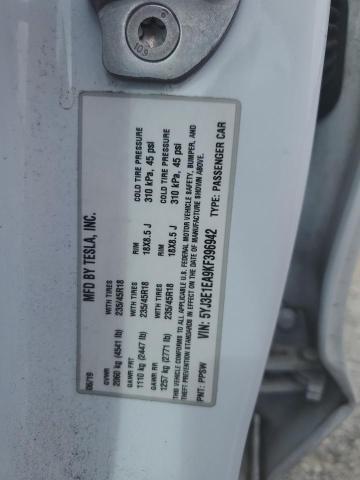 5YJ3E1EA9KF396942 Tesla MODEL 3