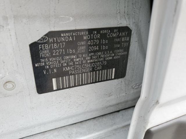 2017 HYUNDAI IONIQ SEL - KMHC75LC5HU028579