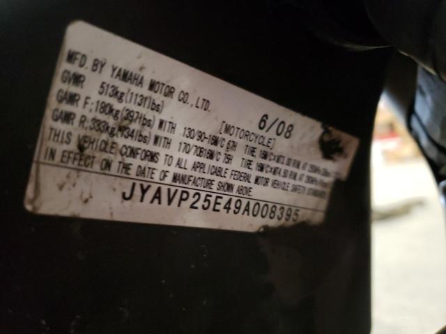 2009 YAMAHA XVS1300 CT JYAVP25E49A008395