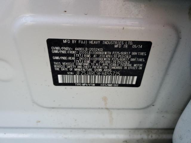 JF2SJARC9FH455725 Subaru Forester 2.5i Limited