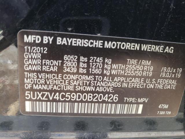 VIN 5UXZV4C59D0B20426 2013 BMW X5, Xdrive35I no.13