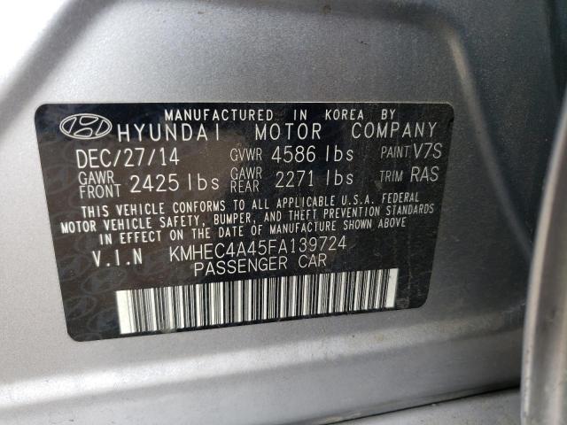 KMHEC4A45FA139724 Hyundai SONATA HYBRID