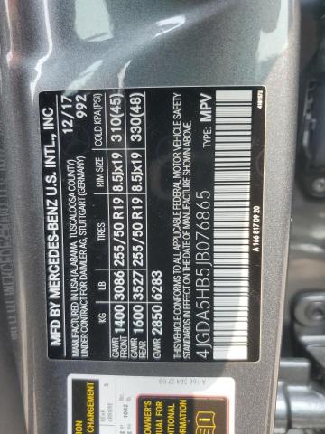 4JGDA5HB5JB076865 2018 MERCEDES-BENZ GLE-CLASS, photo no. 12